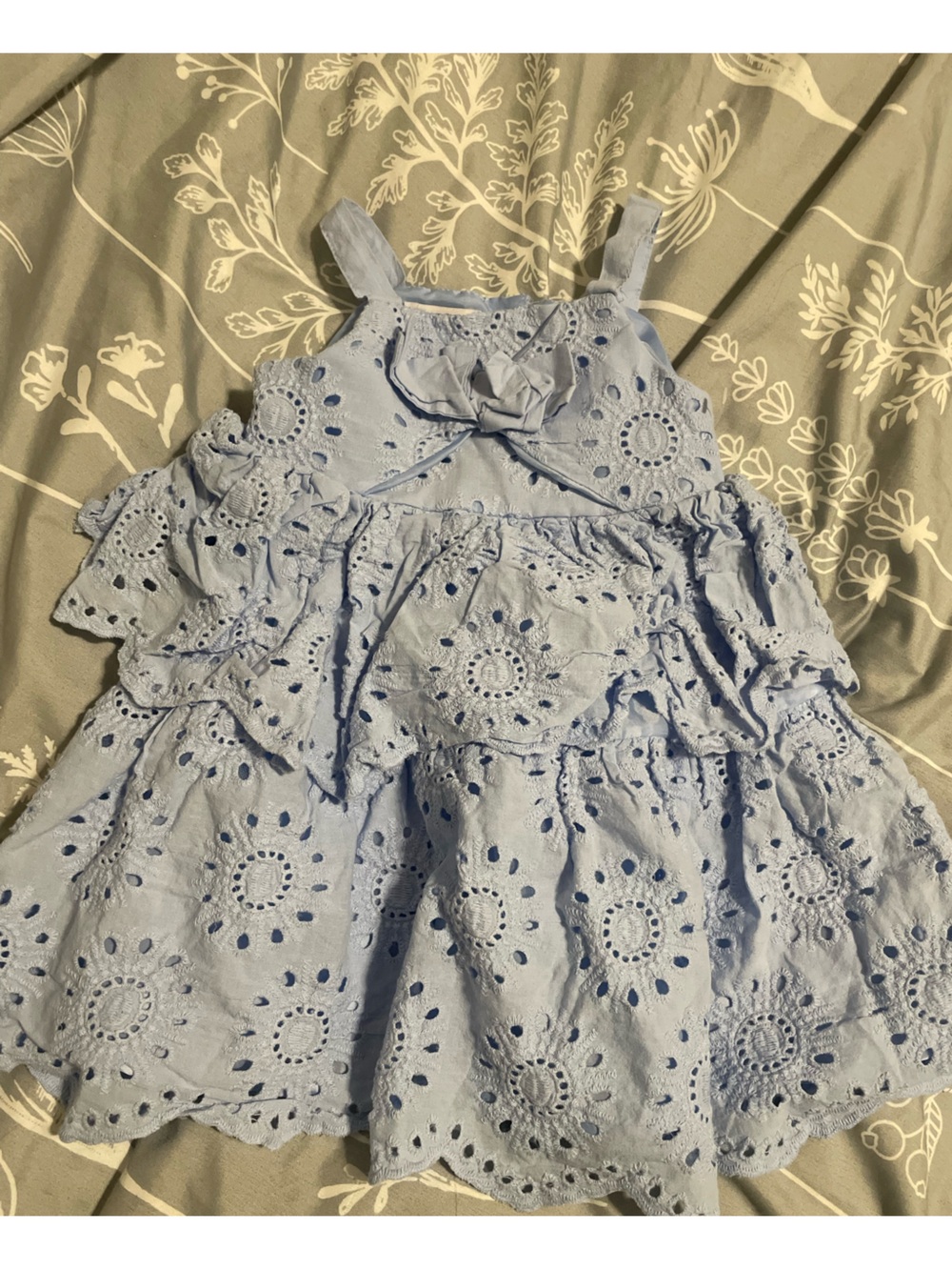 NWOT - Blueberi Boulevard Light Blue Dress Baby Girl 12M